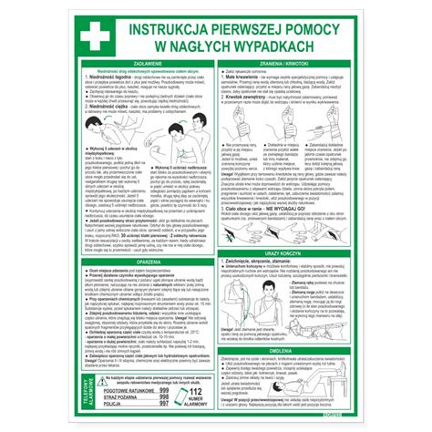 Instrukcje Pierwszej Pomocy X Cm Tabliczki Sklep Korfed Pl