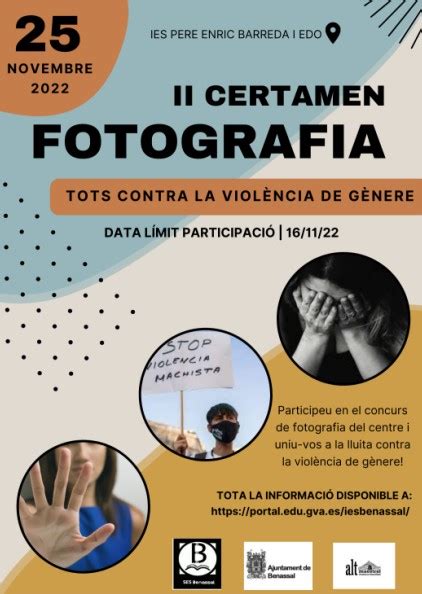 II Certamen Fotografía Todos contra la Violencia de Género IES PERE