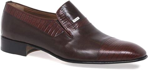 Paco Milan Elche Leather Formal Slip On 1145 Brown Ss16 Uk