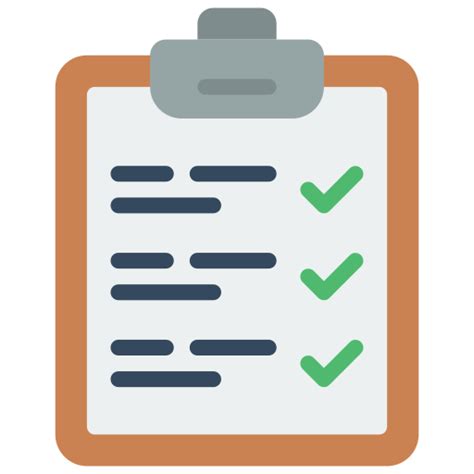 Checklist Free Files And Folders Icons