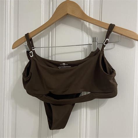 Toast Cut Out Bikini Set Espresso Top Is Large Depop