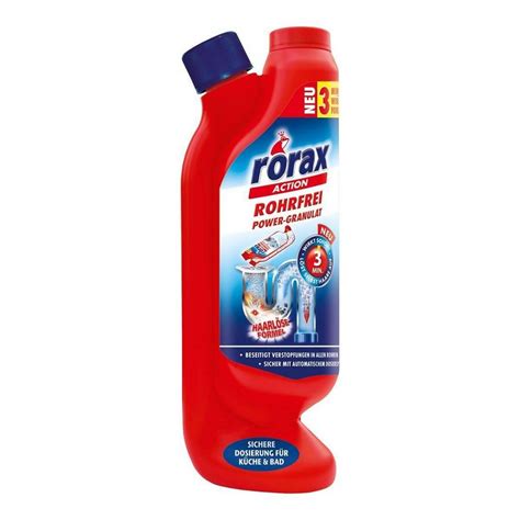 rorax rorax Rohrfrei Power-Granulat Dosierflasche 600g - Wirkt sofort ...