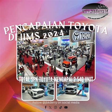 Total SPK Toyota Mencapai 2 540 Unit Di IIMS 2024 Kijang Innova Zenix