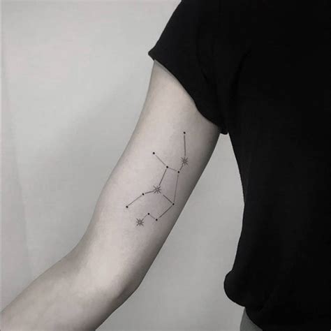 Virgo Constellation Tattoo