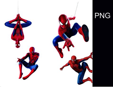 Spiderman PNG, Clipart Bundle, Superhero Clipart, Spiderman Birthday