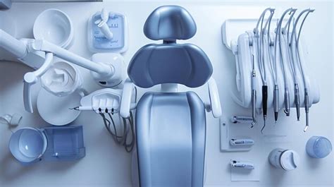 Premium AI Image | Dentist_office_equipment_top_view