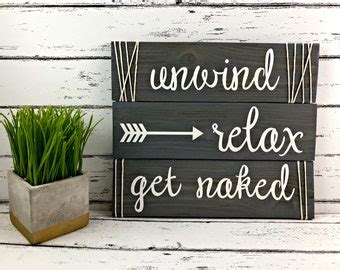 Relax Unwind Get Naked Etsy