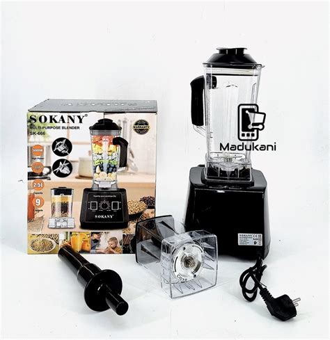 Sokany SK666 5000W Commercial Blender - Madukani Online Shop