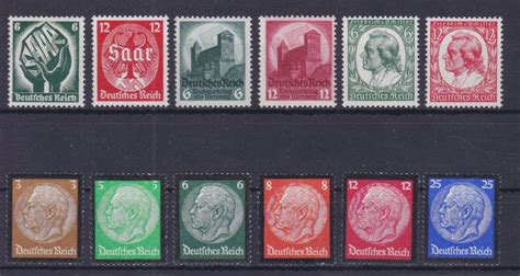 German Empire 1934 Mint Never Hinged Complete Michel Catawiki