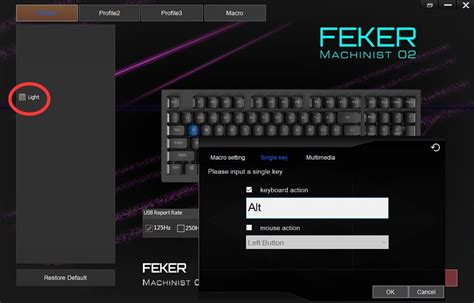 Feker Machinic Mechanical Keyboard Kit Pcb Case Hot Swappable Switch Support Lighting