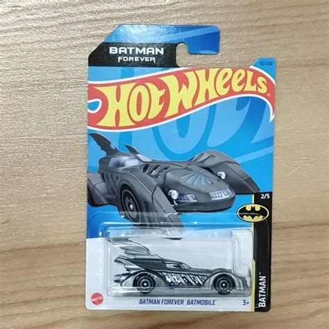Hot Wheels Dc Batman Forever Movie Batmobile Grey Shopee Malaysia