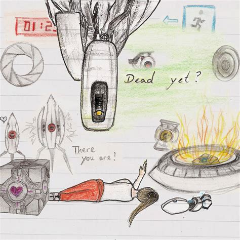 Portal Sketches By Hypothermicellie On Deviantart