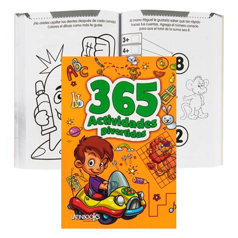 Libro P Colorear 365 Actividades Divertidas 368 Pag