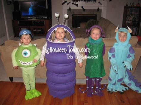 Homemade Halloween Costumes Kids Monsters Inc Handmade Costumes