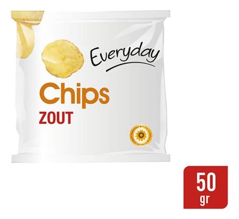 Everyday Chips Zout 50g Colruyt