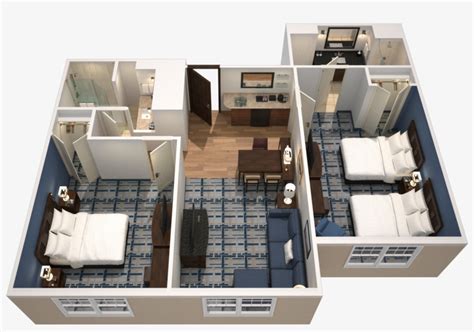 Hilton Elara 2 Bedroom Suite Floor Plan Cintronbeveragegroup