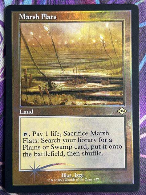 Marsh Flats Old Frame MH2 Foil Bootleg Mage