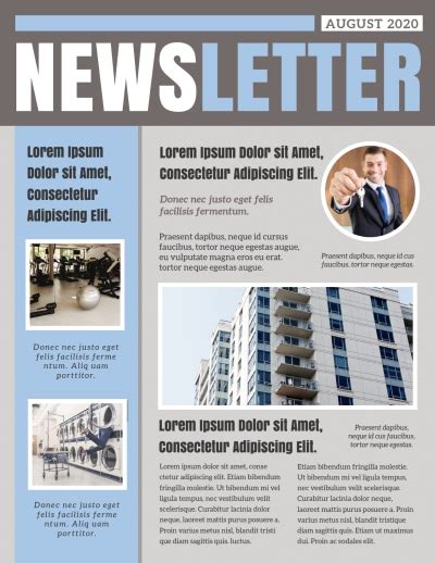 Real Estate Newsletter Templates Mycreativeshop