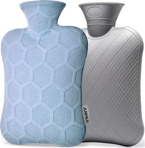 Anmia Hot Water Bottle With Cover Hot Water Bottle Bag For Hot And Cold Compress Menstrual