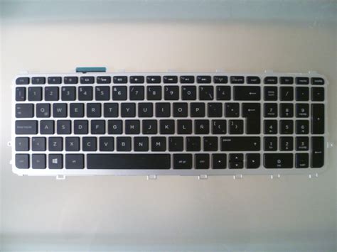 Teclado Hp Envy J J M N Negro Marco Plateado Espa Ol