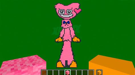 Kissy Missy Pixel Art In Minecraft Youtube