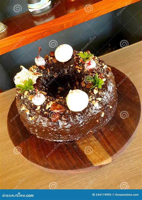 Millionaire Chocolate Cake Stock Image Image Of Produce 244119995