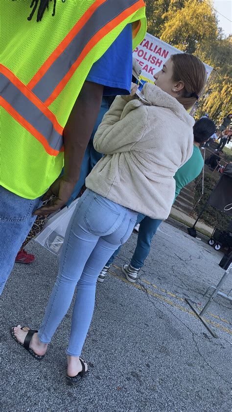 Her Ass Was So Tight The These Light Blue Jeans Tight Jeans Forum