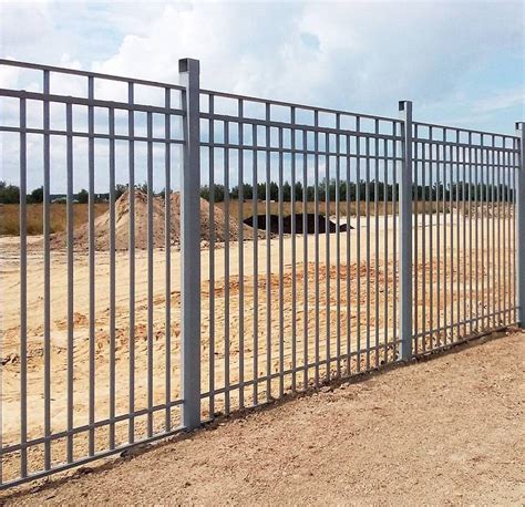 Секционные 3Д ограждения из металлических прутьев