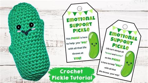 How To Crochet Pickle Tutorial Perfect For Beginners Quick Crochet