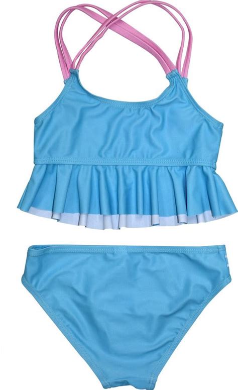 Nickelodeon Bikini Peppa Pig Meisjes Polyester Lichtblauw Maat 4 Jaar Bol