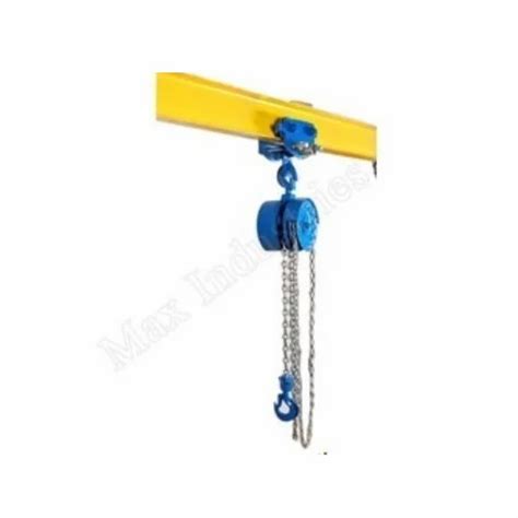 Chain Pulley Block With Pull Push Trolley Capacity Ton Ton