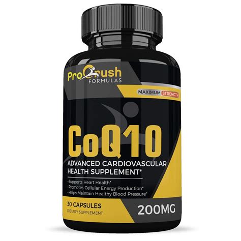 Buy CoQ10 Supplement Maximum Strength 100 Coenzyme Q10 With