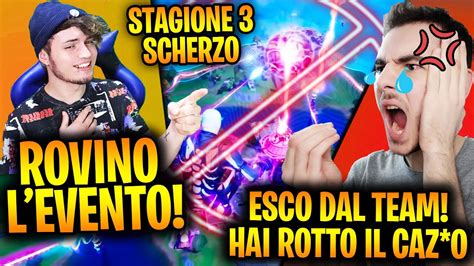 GLI ROVINO Il VIDEO DELL EVENTO Della STAGIONE 3 Di FORTNITE E