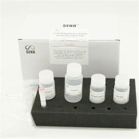 Ctab Method Small Scale Plant Genomic Dna Extraction Kit Dna Testing