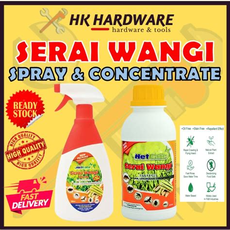 Net Care Serai Wangi Spray Concentrate Semburan Serangga Pest