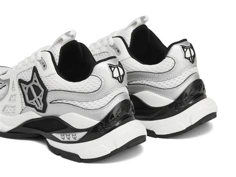 Gi Y Naked Wolfe Smash White Silver Mesh Authentic Shoes