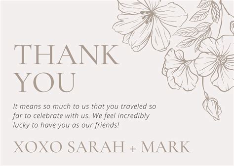 Printable Customizable Thank You Card Templates Canva 45 Off