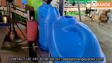 Fully Automatic Edible Oil Container Front And Back Sticker Labelling