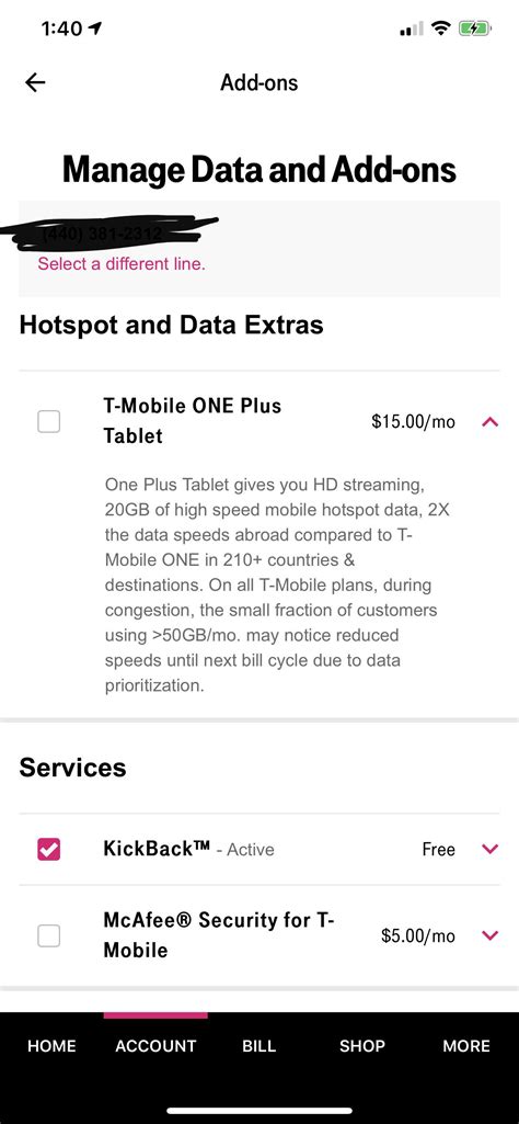 T-Mobile One Plus option- on T-Mobile app. Forgive me if this is the