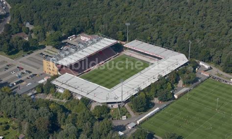 Luftaufnahme Berlin Stadion an der Alten Försterei im Bezirk Köpenick