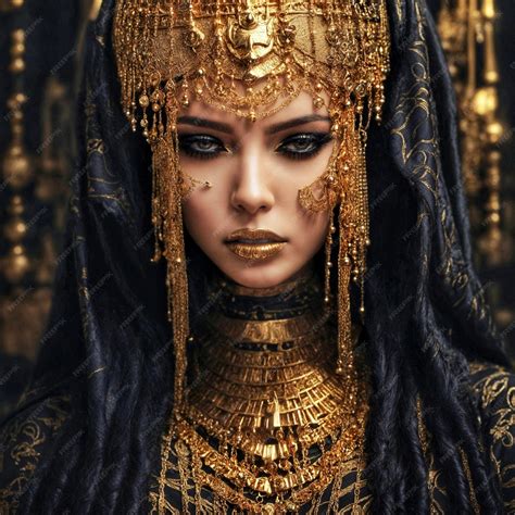 Premium Photo | Portrait of an Egyptian Priestess