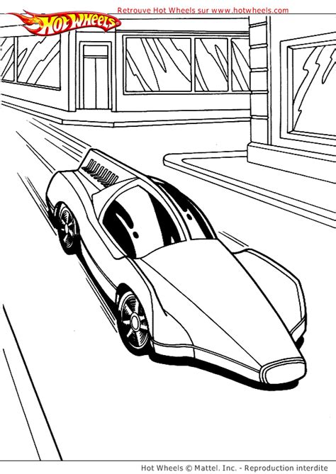Coloriage Hot Wheels Voitures Sur Hugolescargot