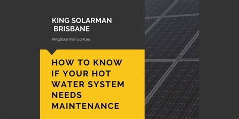 How To Know If Your Hot Water System Needs Maintenance