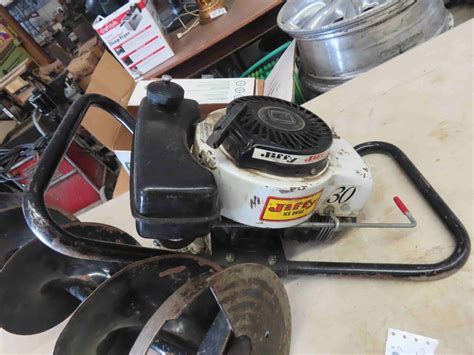 Jiffy Gas Ice Auger Model 30 Started When Dropped Off Mcsherry