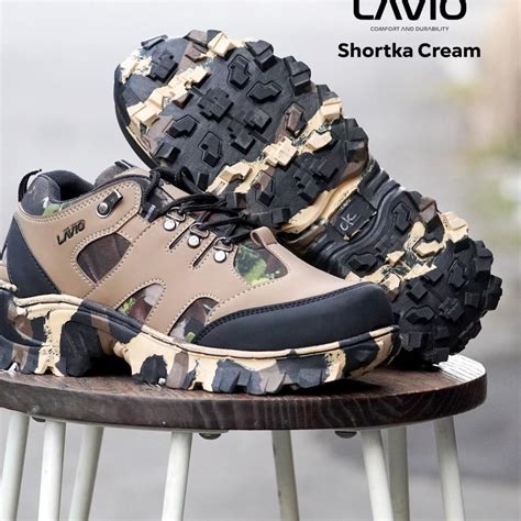 Jual Trend Lavio Sepatu Pria Boots Safety Pendek Kerja Proyek Gunung