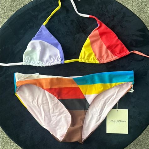 Mara Hoffman Swim Mara Hoffman Multicolor Bikini Set Poshmark