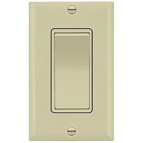 Getuscart Enerlites Way Decorator Paddle Rocker Light Switch Single