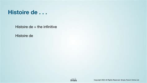 histoire de means  french