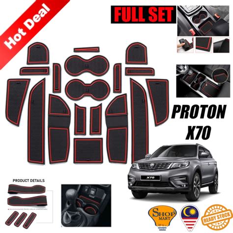 Proton X70 Car Accessories Interior Slot Mat Dash Mat Dashboard Non