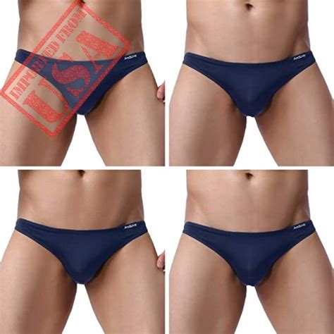 Underwear Men S Pack Classic Low Rise Stretchy Hip Briefs Bikini